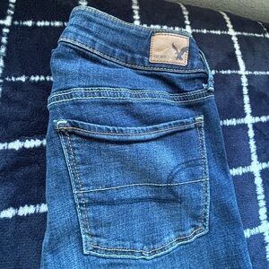 American Eagle Outfitters Dark Blue Denim Jeans